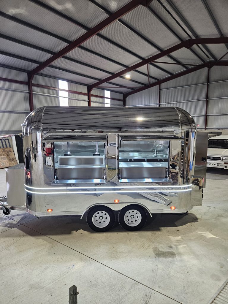 Airstream catering trailer